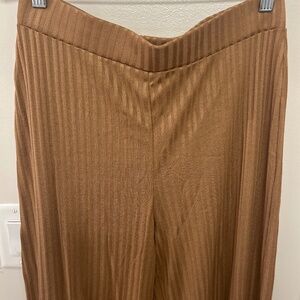 Brown ribbed pants
